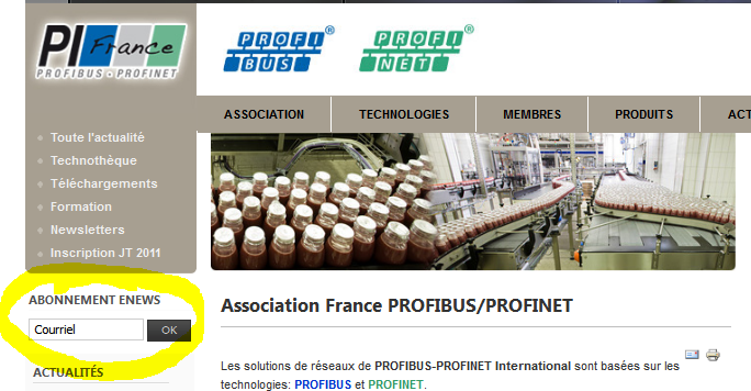 abonnement e-news